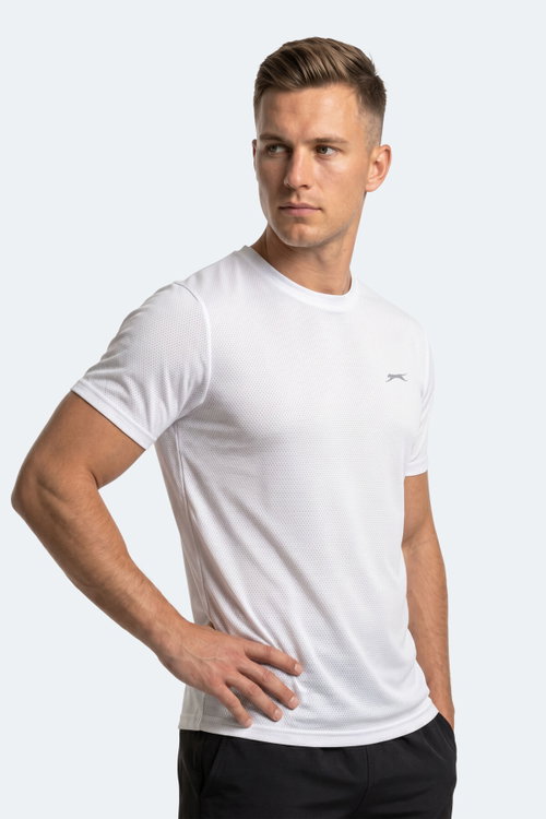 Slazenger HARDFLEX Erkek Beyaz Tişört