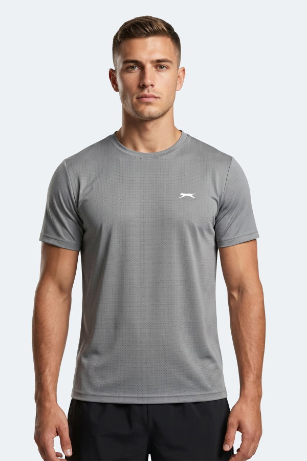 Slazenger HARDFLEX Erkek Gri Tişört