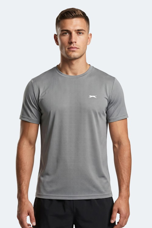 Slazenger HARDFLEX Erkek Gri Tişört