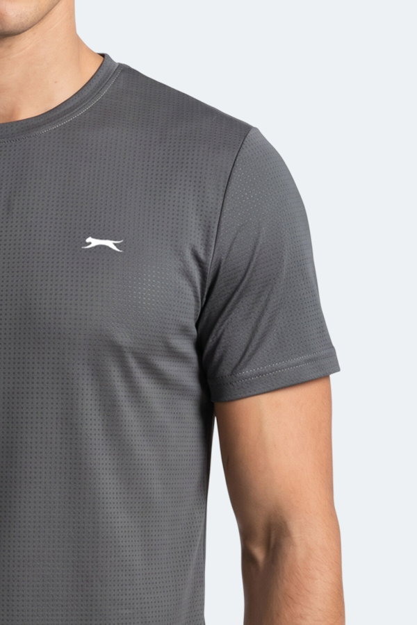 Slazenger HARDFLEX Erkek Koyu Gri Tişört