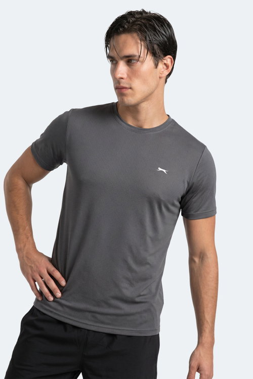 Slazenger HARDFLEX Erkek Koyu Gri Tişört