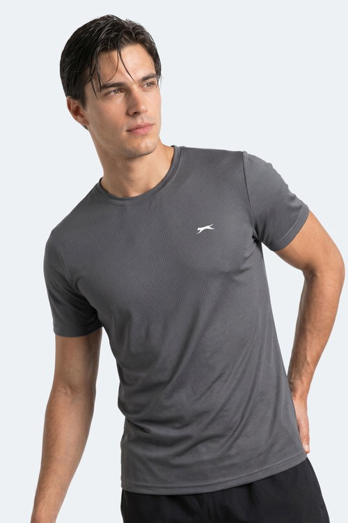 Slazenger HARDFLEX Erkek Koyu Gri Tişört