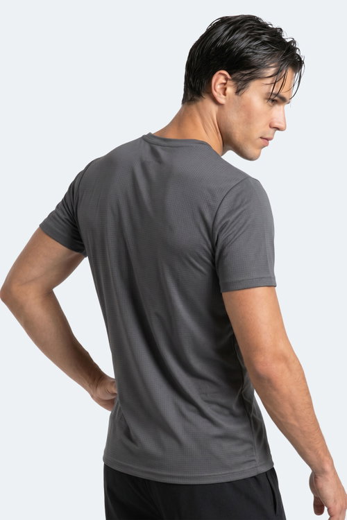 Slazenger HARDFLEX Erkek Koyu Gri Tişört