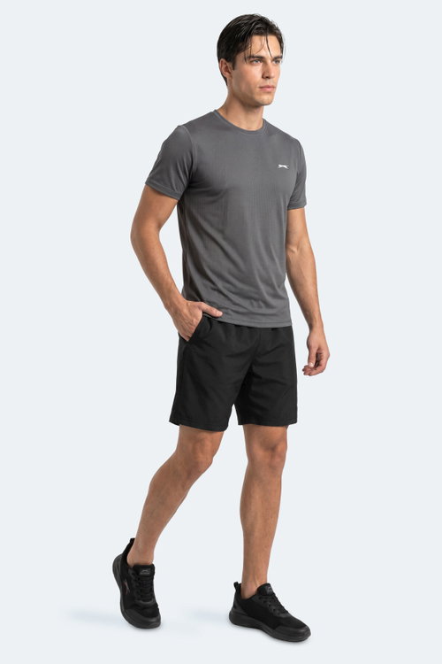 Slazenger HARDFLEX Erkek Koyu Gri Tişört
