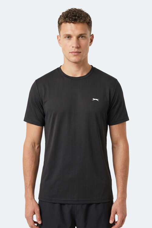 Slazenger HARDFLEX Erkek Siyah Tişört