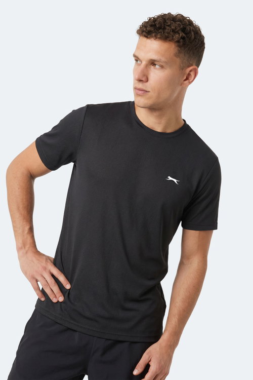 Slazenger HARDFLEX Erkek Siyah Tişört