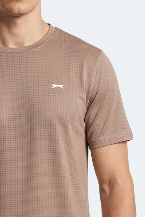 Slazenger HARDFLEX Erkek Vizon Tişört