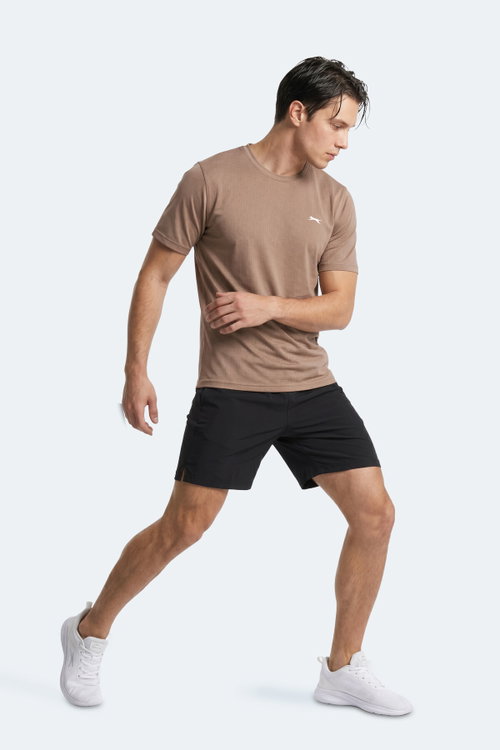 Slazenger HARDFLEX Erkek Vizon Tişört