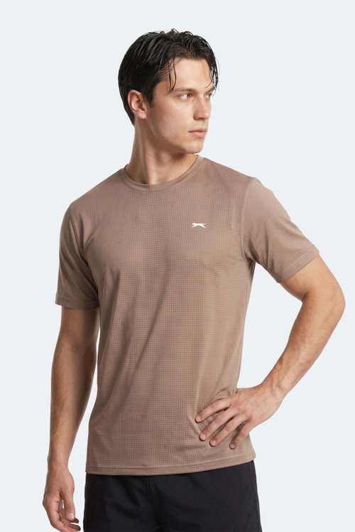 Slazenger HARDFLEX Erkek Vizon Tişört