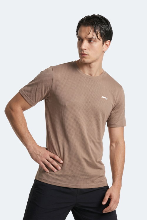 Slazenger HARDFLEX Erkek Vizon Tişört