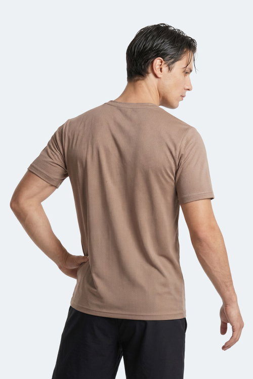 Slazenger HARDFLEX Erkek Vizon Tişört