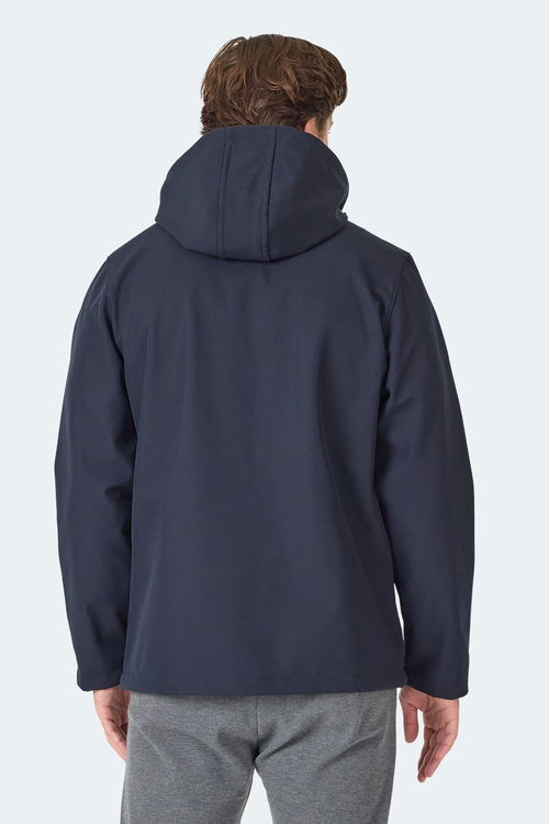 Slazenger HARMONIC Erkek Kapüşonlu Fermuarlı Lacivert Yelek
