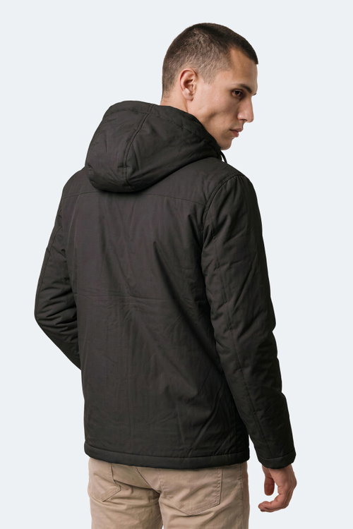 Slazenger HARTA Erkek Su İtici Siyah Mont & Kaban