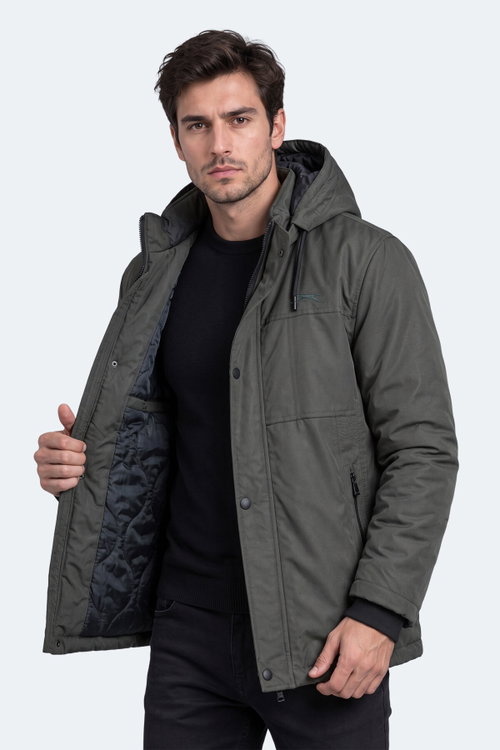 Slazenger HARVE I Erkek Haki Mont & Kaban