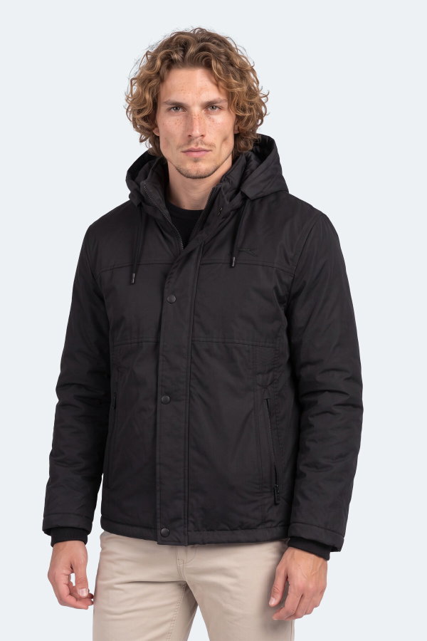 Slazenger HARVE I Erkek Siyah Mont & Kaban
