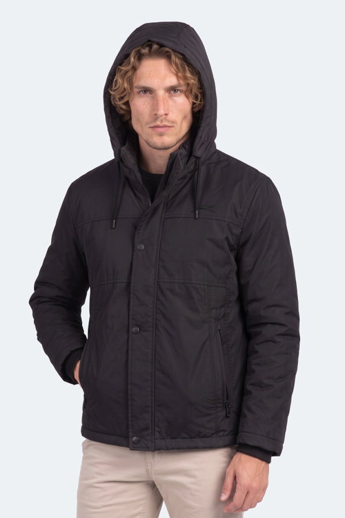 Slazenger HARVE I Erkek Siyah Mont & Kaban