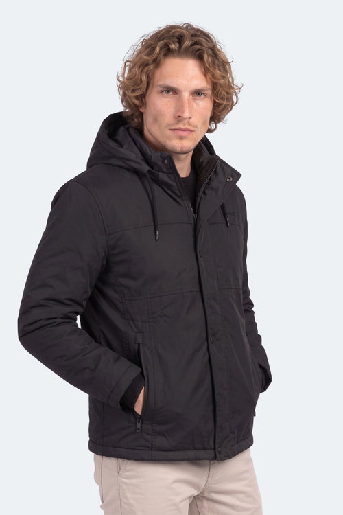 Slazenger HARVE I Erkek Siyah Mont & Kaban