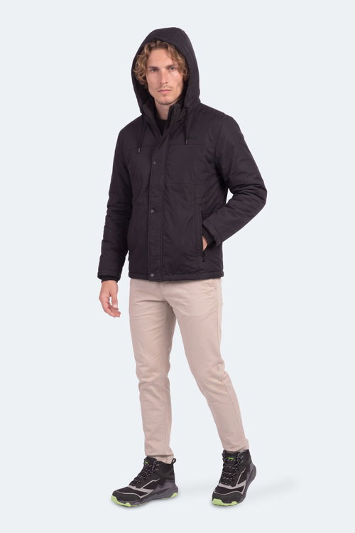 Slazenger HARVE I Erkek Siyah Mont & Kaban