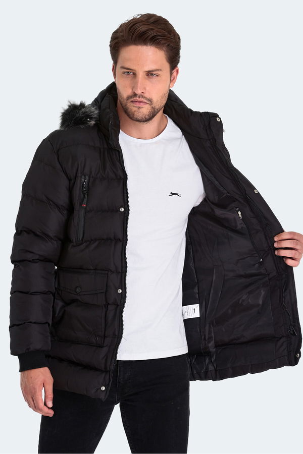 Slazenger HARVIE KTN Erkek Mont & Kaban Siyah