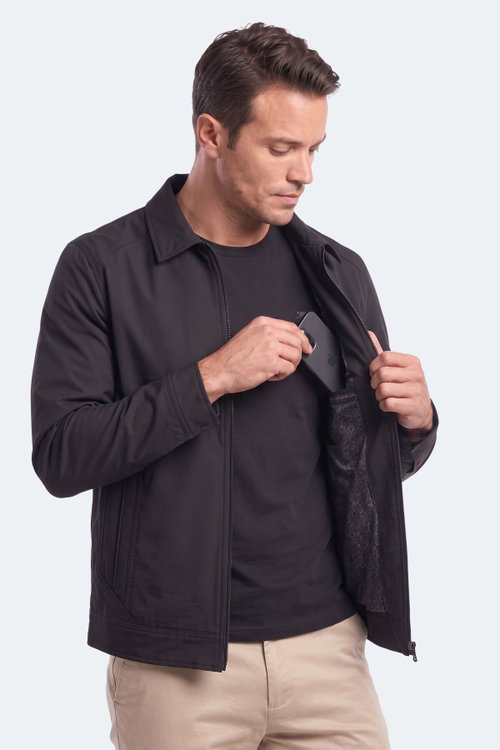 Slazenger HATE Erkek Siyah Mont & Kaban
