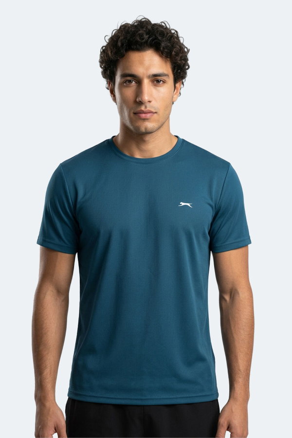 Slazenger HAUNTED 5 Lİ SET Erkek Neon Pembe - Neon Turuncu - Açık Mavi - Petrol - Neon Yeşil Tişört