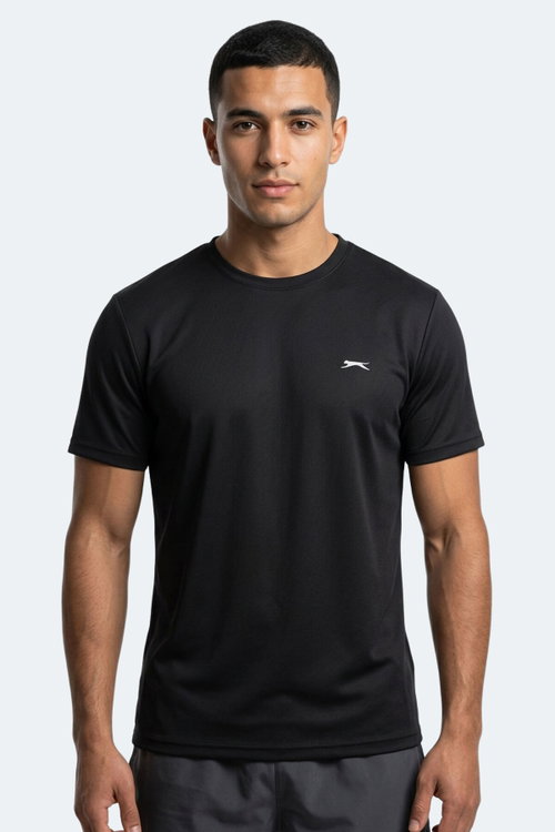 Slazenger HAUNTED I 3 LÜ SET Erkek Beyaz - Siyah - Koyu Gri Tişört