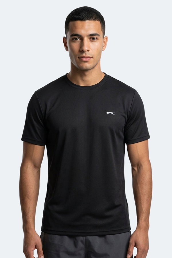 Slazenger HAUNTED I 3 LÜ SET Erkek Beyaz - Siyah - Koyu Gri Tişört