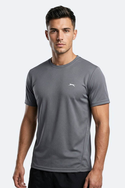 Slazenger HAUNTED I 3 LÜ SET Erkek Beyaz - Siyah - Koyu Gri Tişört