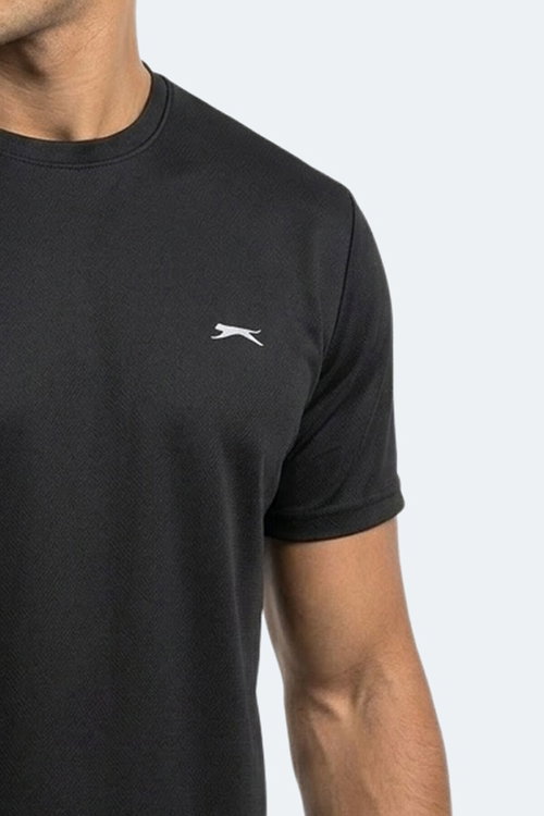 Slazenger HAUNTED I 3 LÜ SET Erkek Beyaz - Siyah - Koyu Gri Tişört