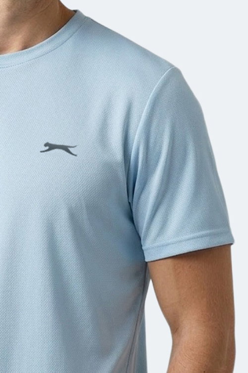 Slazenger HAUNTED I Erkek Açık Mavi Tişört