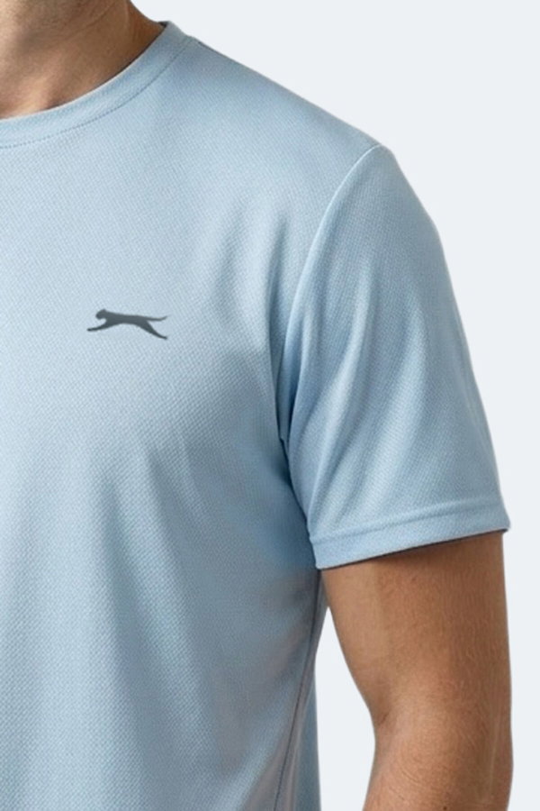 Slazenger HAUNTED I Erkek Açık Mavi Tişört