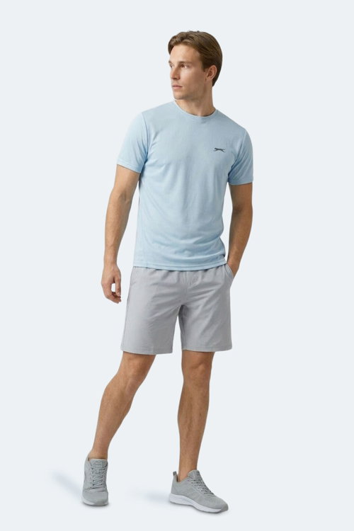 Slazenger HAUNTED I Erkek Açık Mavi Tişört