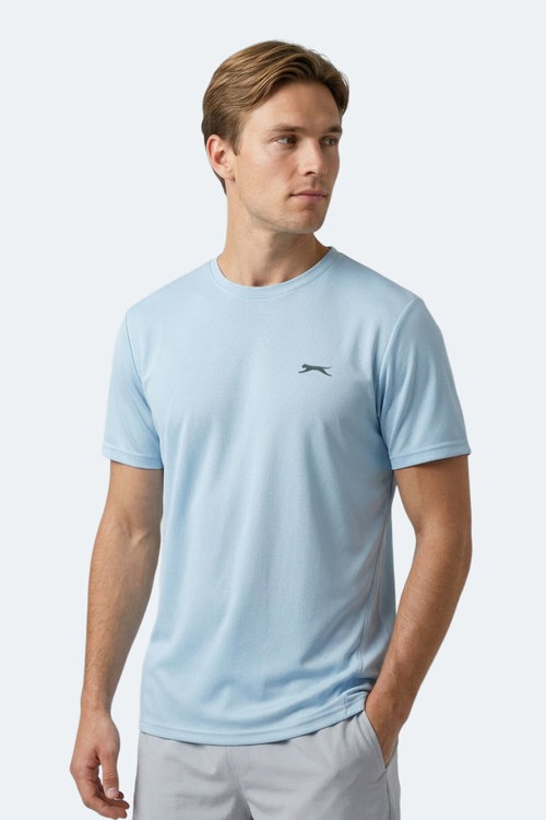 Slazenger HAUNTED I Erkek Açık Mavi Tişört