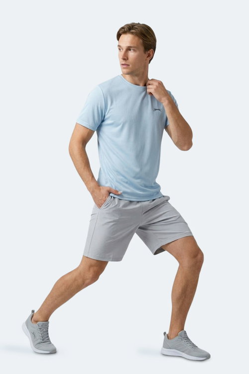 Slazenger HAUNTED I Erkek Açık Mavi Tişört