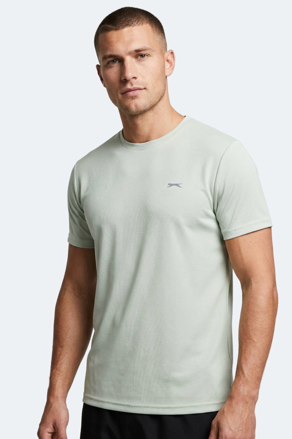Slazenger HAUNTED I Erkek Açık Yeşil Tişört