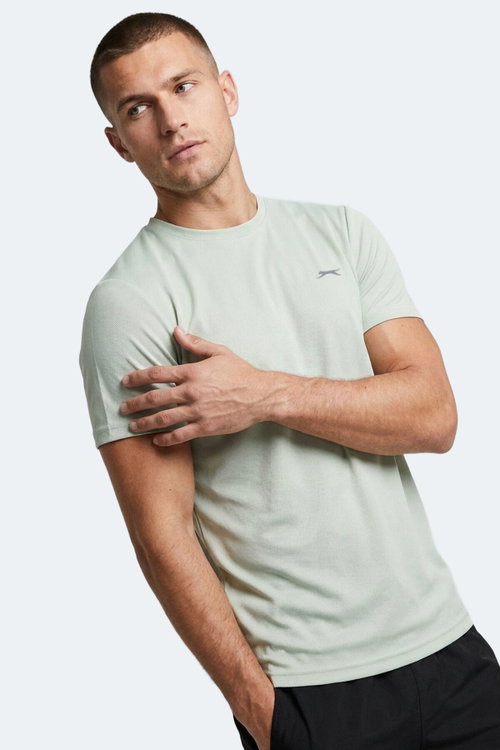 Slazenger HAUNTED I Erkek Açık Yeşil Tişört