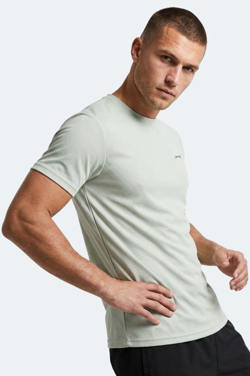 Slazenger HAUNTED I Erkek Açık Yeşil Tişört