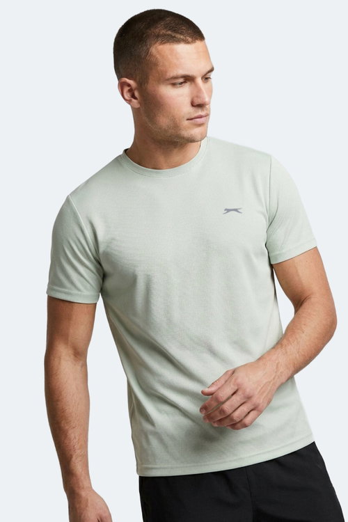 Slazenger HAUNTED I Erkek Açık Yeşil Tişört