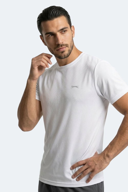 Slazenger HAUNTED I Erkek Beyaz Tişört