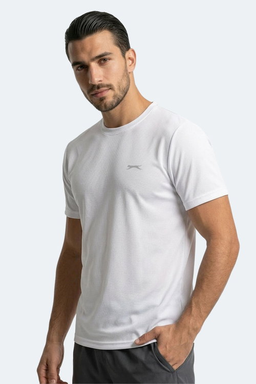 Slazenger HAUNTED I Erkek Beyaz Tişört