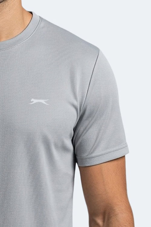 Slazenger HAUNTED I Erkek Gri Tişört
