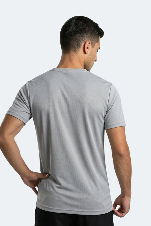 Slazenger HAUNTED I Erkek Gri Tişört