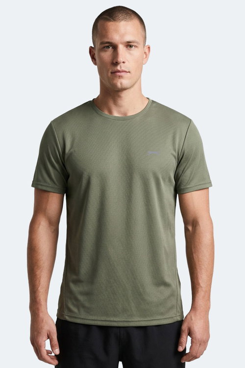 Slazenger HAUNTED I Erkek Haki Tişört