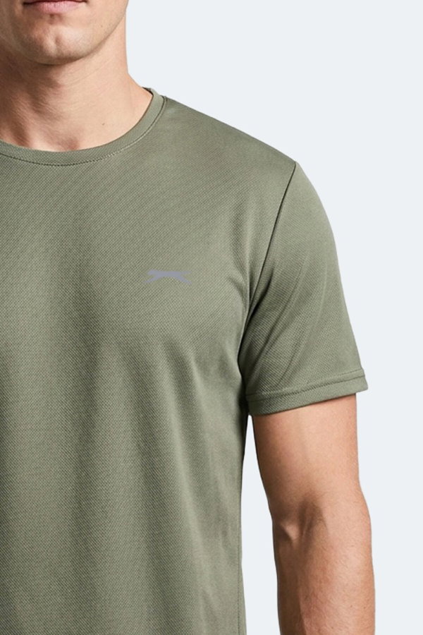 Slazenger HAUNTED I Erkek Haki Tişört