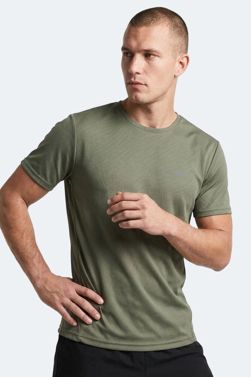 Slazenger HAUNTED I Erkek Haki Tişört