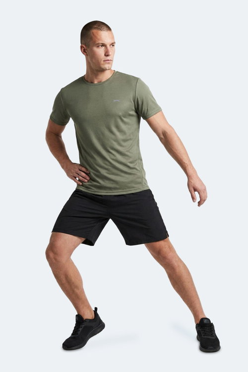 Slazenger HAUNTED I Erkek Haki Tişört