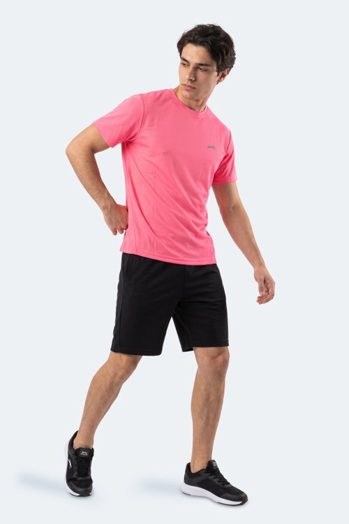Slazenger HAUNTED I Erkek Neon Pembe Tişört