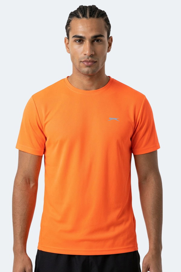 Slazenger HAUNTED I Erkek Neon Turuncu Tişört