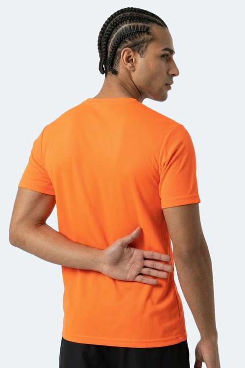 Slazenger HAUNTED I Erkek Neon Turuncu Tişört