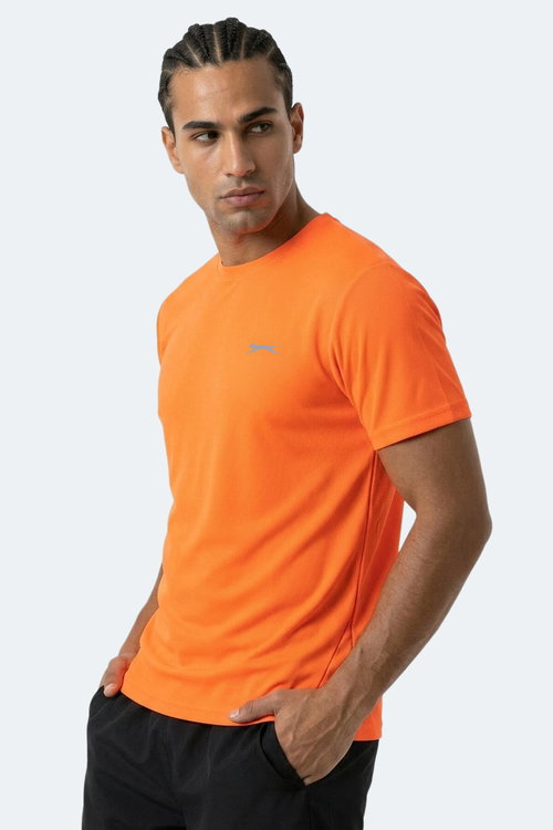 Slazenger HAUNTED I Erkek Neon Turuncu Tişört